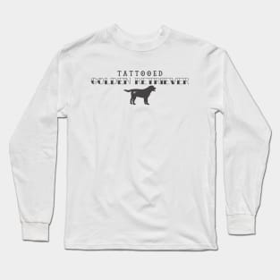 Tattooed Golden Retreiver Long Sleeve T-Shirt